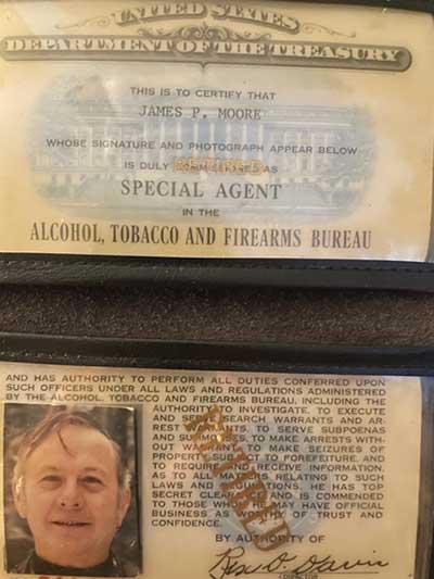Jims ATF special agent badge